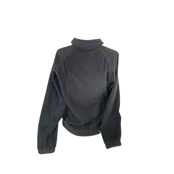 Columbia Womens Large Black Fleece Full-Zip Jacket Pockets Hiking - Picture 2 of 8